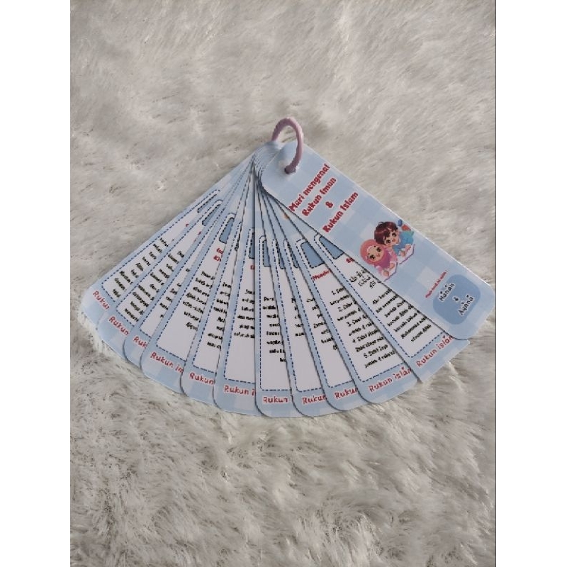 Flashcard Rukun Iman & Rukun Islam