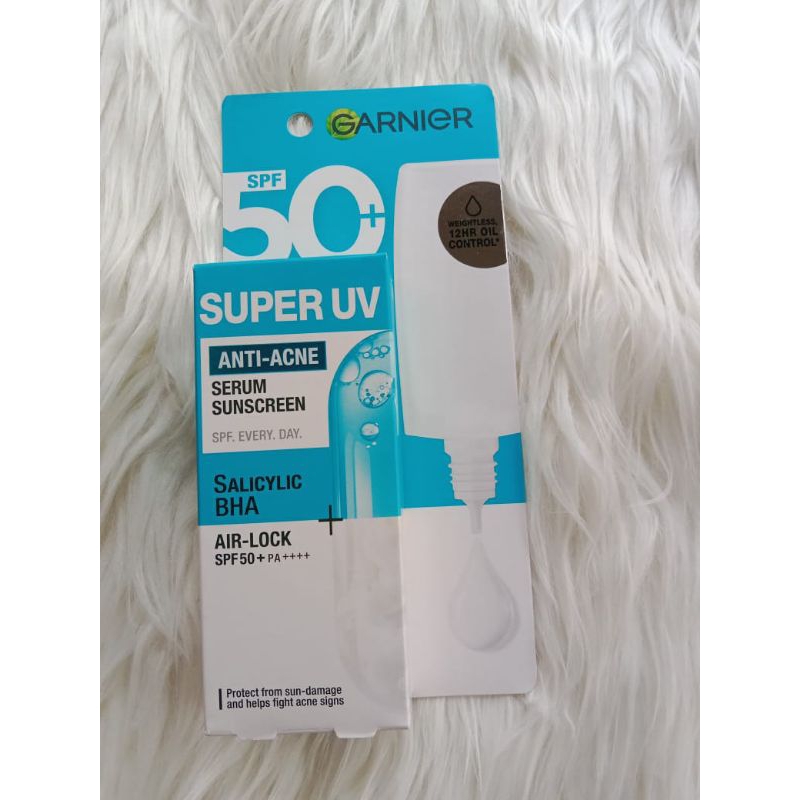 Garnier Super Uv  anti Acne Serum Sunscreen 30 ml