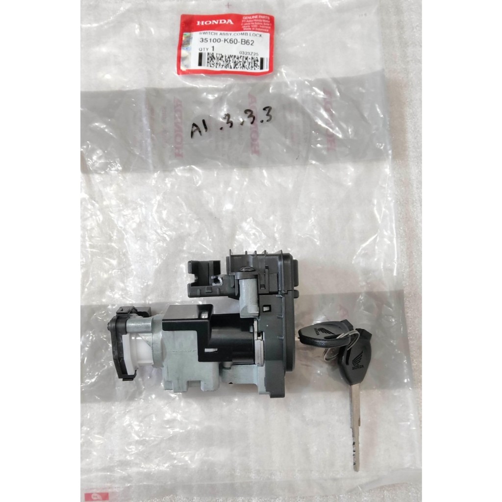 Kunci Kontak (Key Set) - Honda Vario 125 eSP K60R - 35100K60B62