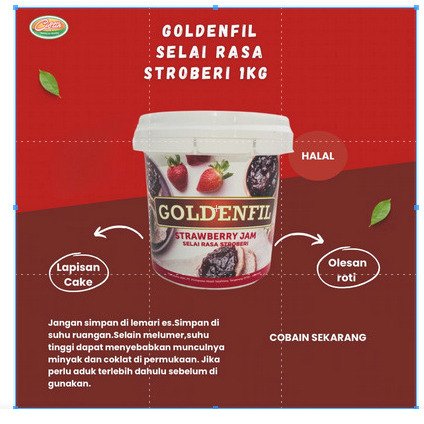 

SELAI GOLDENFIL STROBERI 1 KG