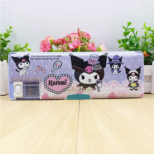 

HJK Kotak Pensil SANRIO KOTAK PENSIL MAGNET + SERUTAN/Kotak Pensil Kartun My MelodyKuromiCinnamoroll