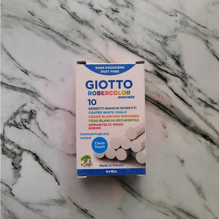 

Giotto Robercolor Kapur Tulis Putih 10 Warna / Set