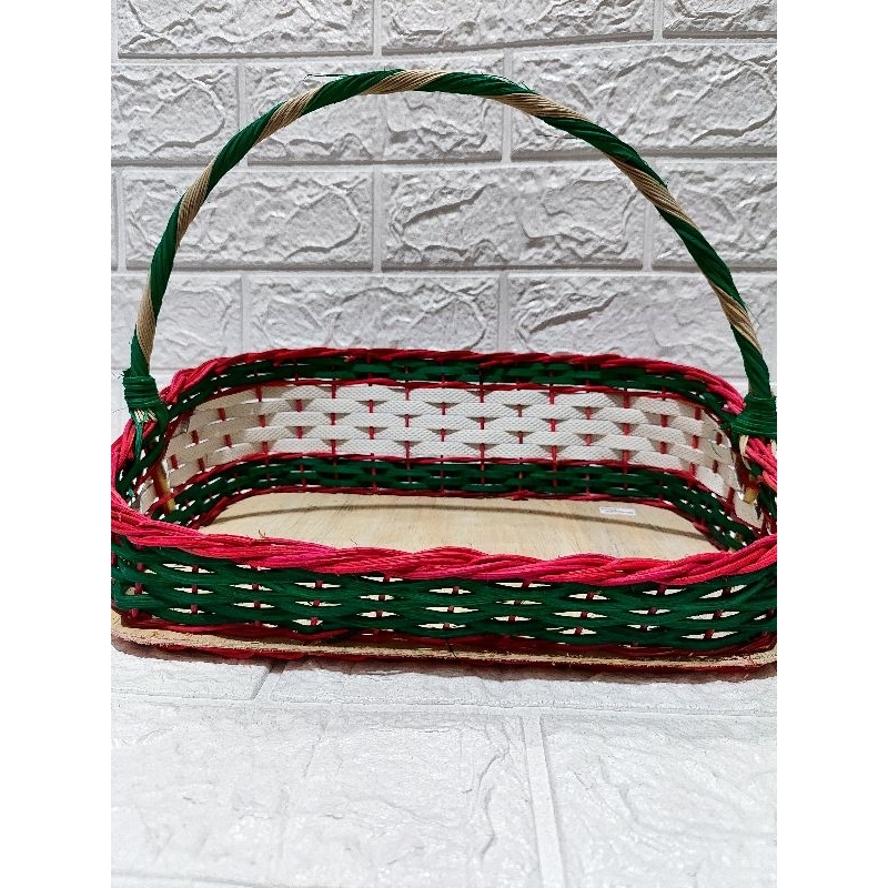 KERANJANG ROTAN SESERAHAN / KERANJANG SANDARAN / KERANJANG BUAH / KERANJANG PARCEL