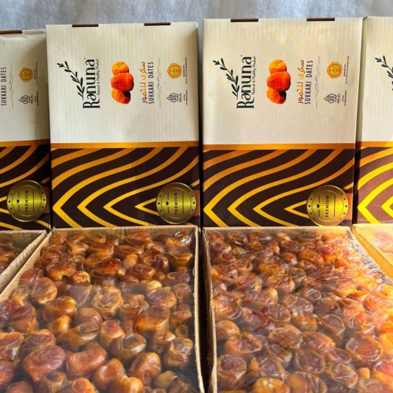 [PROMO] Kurma Sukari Al Qassim 3kg  Brand Al Qoshim, Zadna,  Al Haramain, Ranuna, lisani, tomron, di