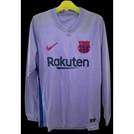(JERSEY) BAJU BOLA LS lengan panjang (BARCELONA) BARCA HOME AWAY 2021 2022 2023