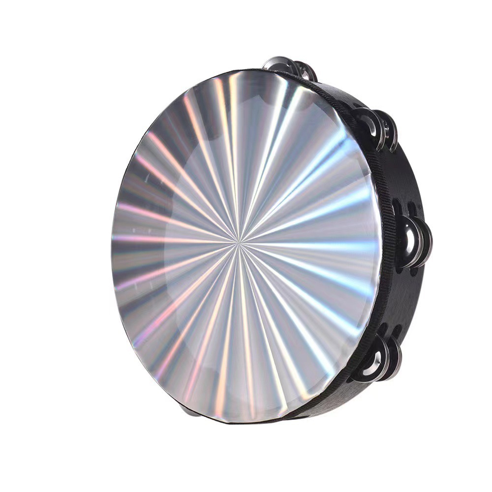 Alat Musik Tamborin Tambourine Hologram Kecrekan Tambourine