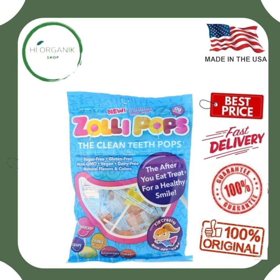 

Zollipops The Clean Teeth Pops isi 25 Zollipop healthy lolipop