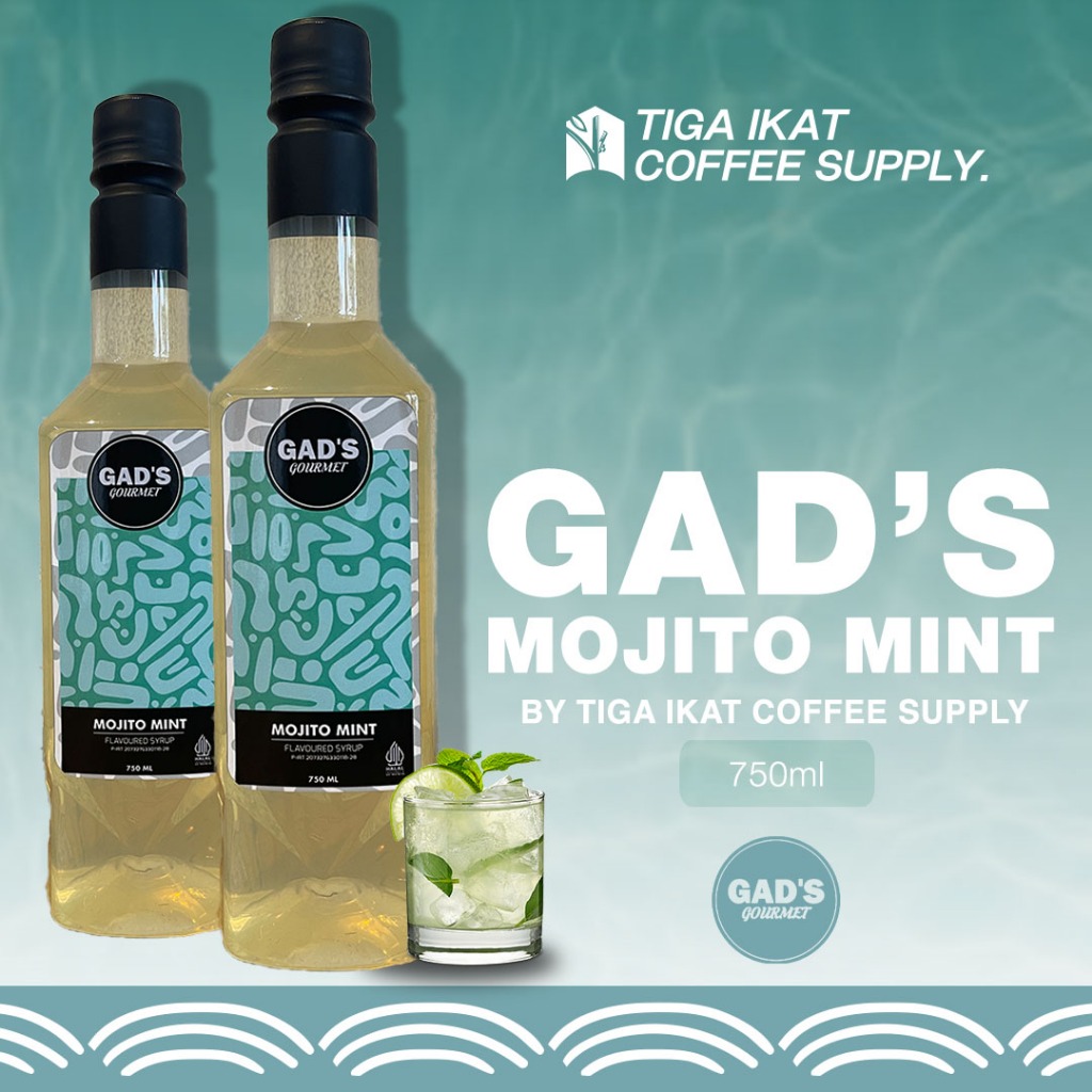 

Gads Sirup Mojito Mint - Coffee Syrup Flavour - 750 ml