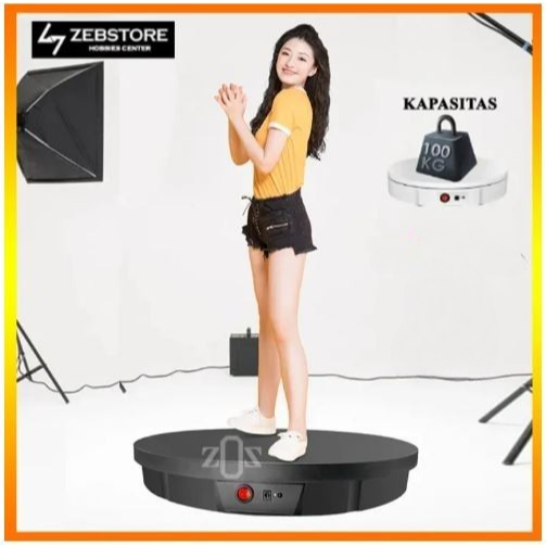 Display Putar Turntable Rotating 60cm Daya Tampung 100kg Rotasi 360 Derajat
