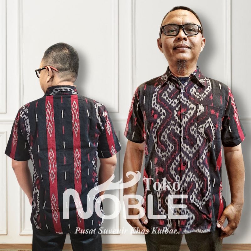 Kemeja Tenun  Motif Dayak Khas Kalimantan Barat