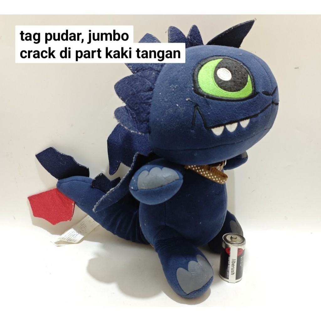 how to train your dragon toothless plush doll boneka