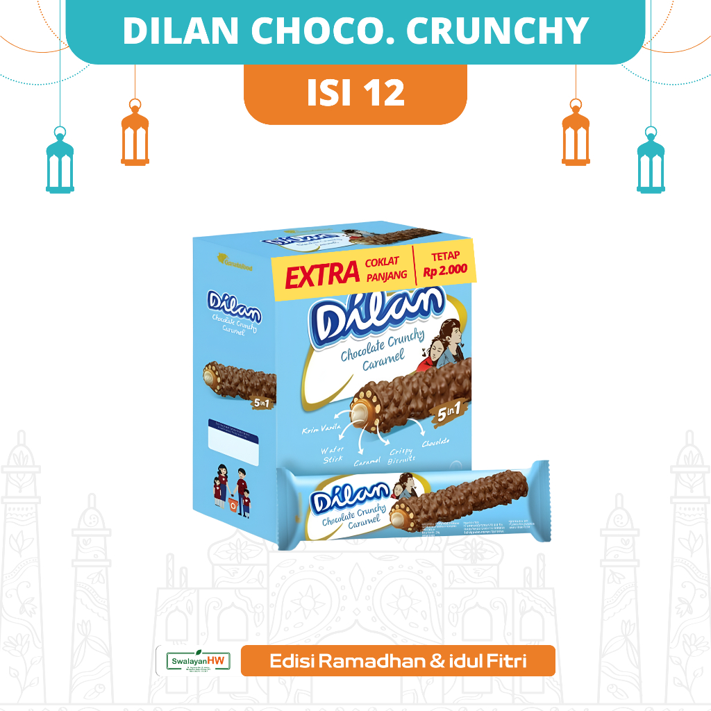 

DILAN CHOCOLATE CRUNCHY CARAMEL BOX ISI 12 I ED 19 10 2025