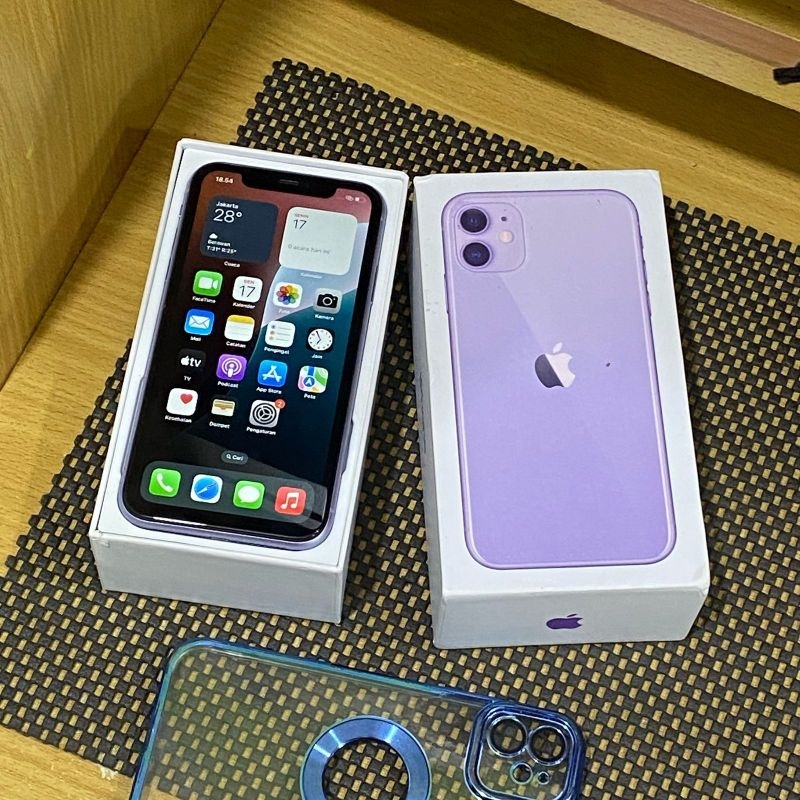 Iphone 11 128gb Fullset inter all op, hb 100% gantian lcd tapi bagus tajam