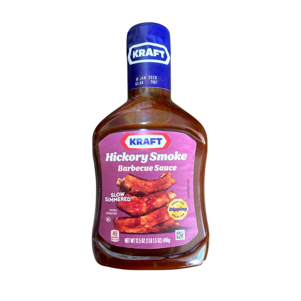 

KRAFT BARBECUE/BARBERQUE SAUCE - KRAFT HICKORY SMOKE 496 GRAM