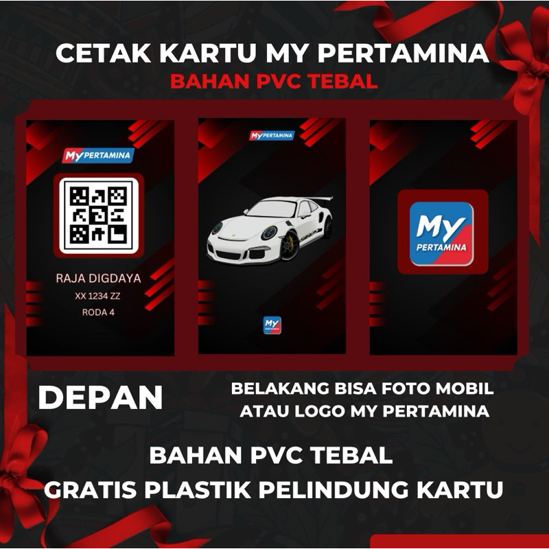 

Cetak Kartu My Pertamina Desain Black Red