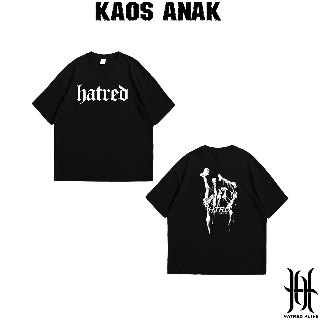 HATRED ALIVE kidswear Baju anak laki laki dan perempuan umur 1-10 tahun original local brand cotton 
