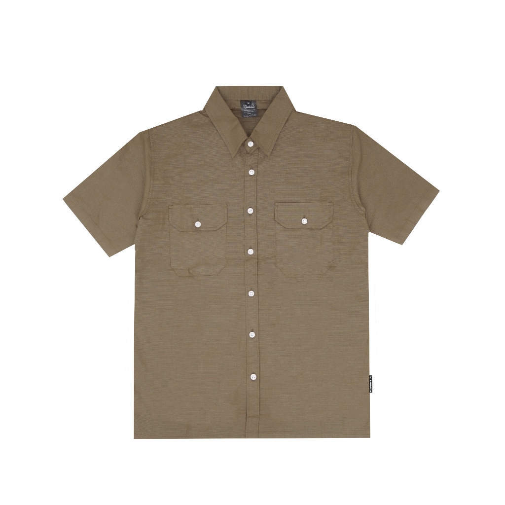 Scommer Casual Short Shirt Verdy Brown