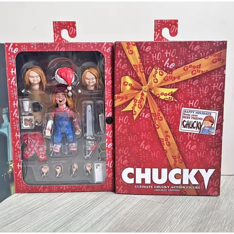 NECA CHUCKY SERIES ULTIMATE CHUCKY HOLIDAY EDITION ACTION FIGURE