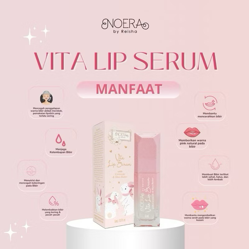 Noera Vita Lip Serum With Sweet Almond Oil & Vitamin E