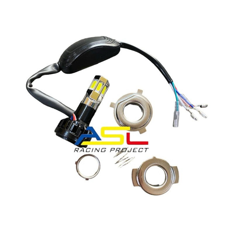 LED 6 SISI LAMPU UTAMA LED 4 MODE FLASH PUTIH