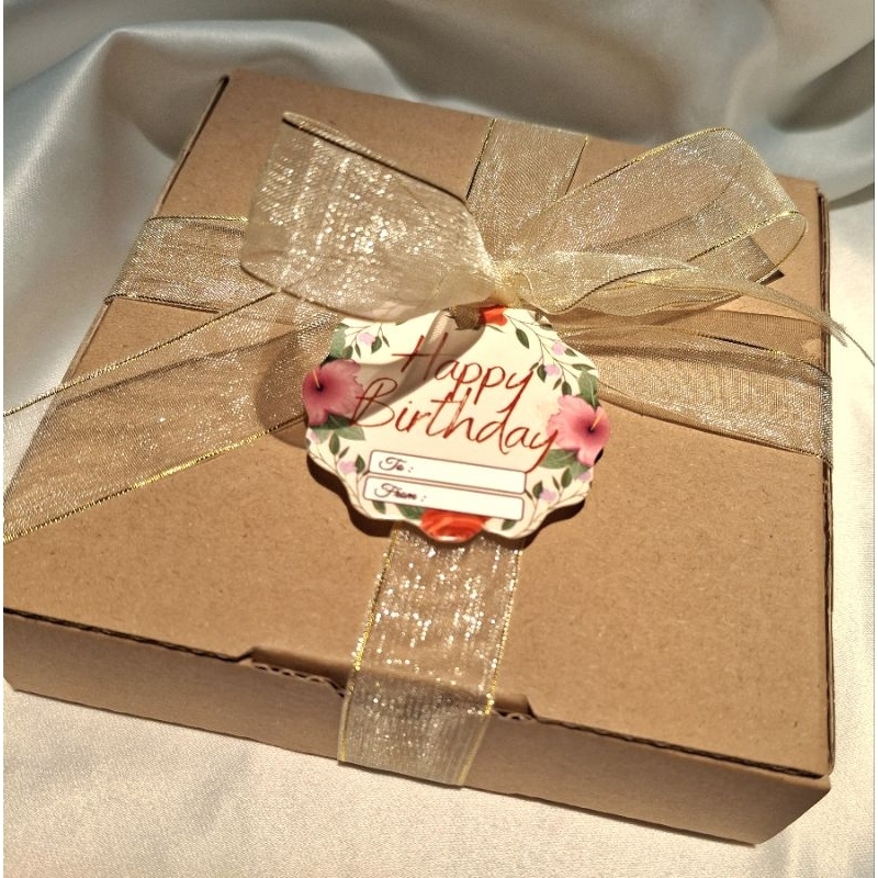 

ADD BOX FOR GIFT KADO AKSESORIS || Tambahan KOTAK + PITA + HBD TAG untuk AKSESORIES