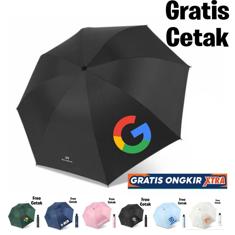 Payung UV custom / payung UV promosi / payung sablon / Payung promosi UV