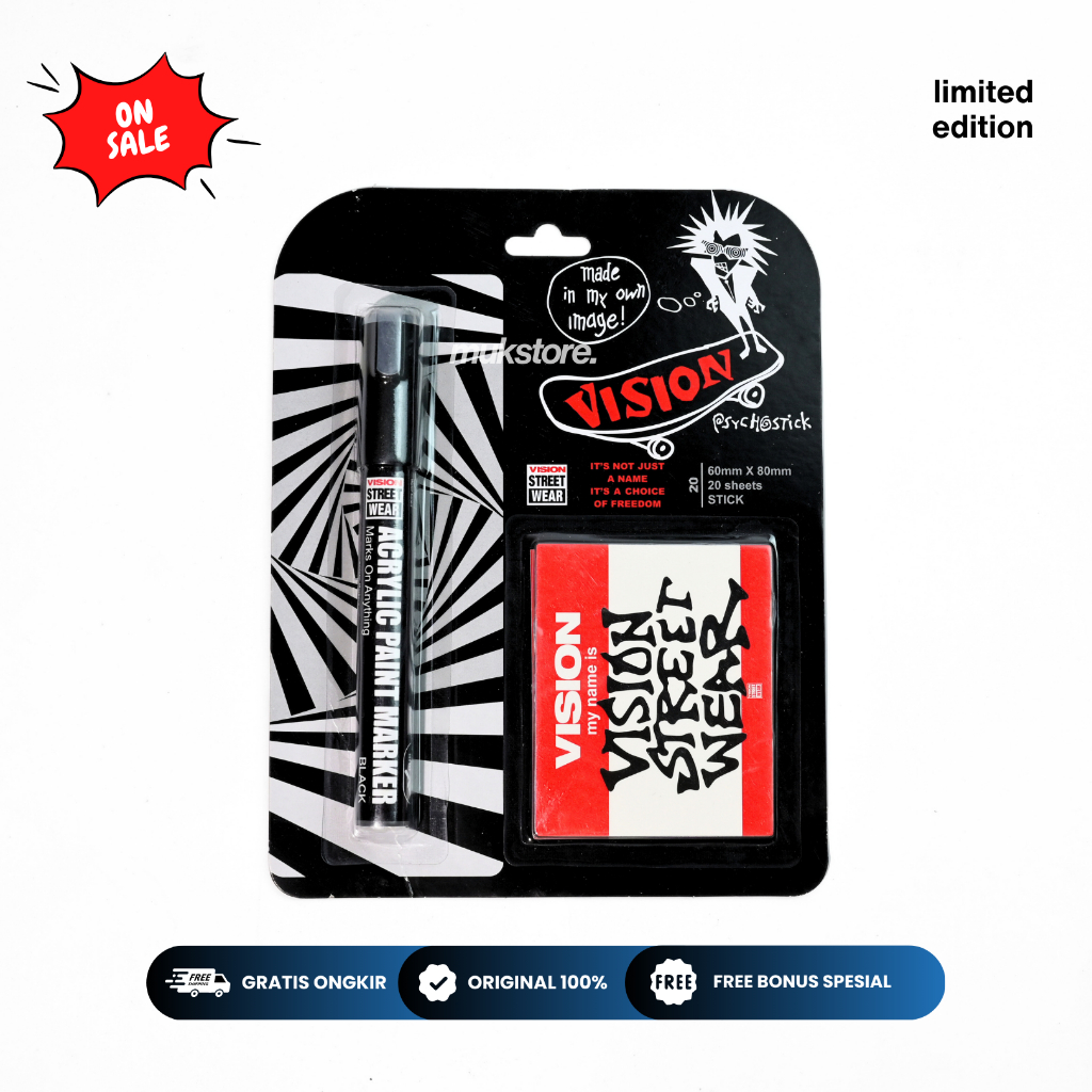 

Vision Street Paint Market Black Original