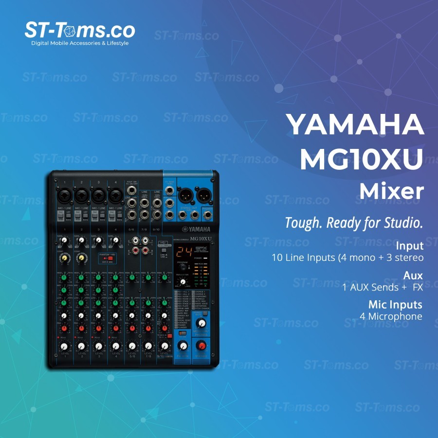PROFESSIONAL MIXER AUDIO YAMAHA MG10XU ORIGINAL 10CHANNEL