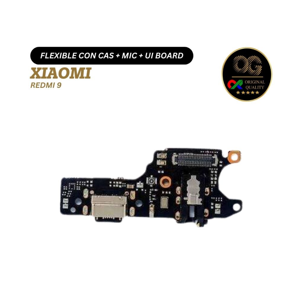 FLEXIBLE CONECTOR CAS + MIC + UI BOARD XIAOMI REDMI 9