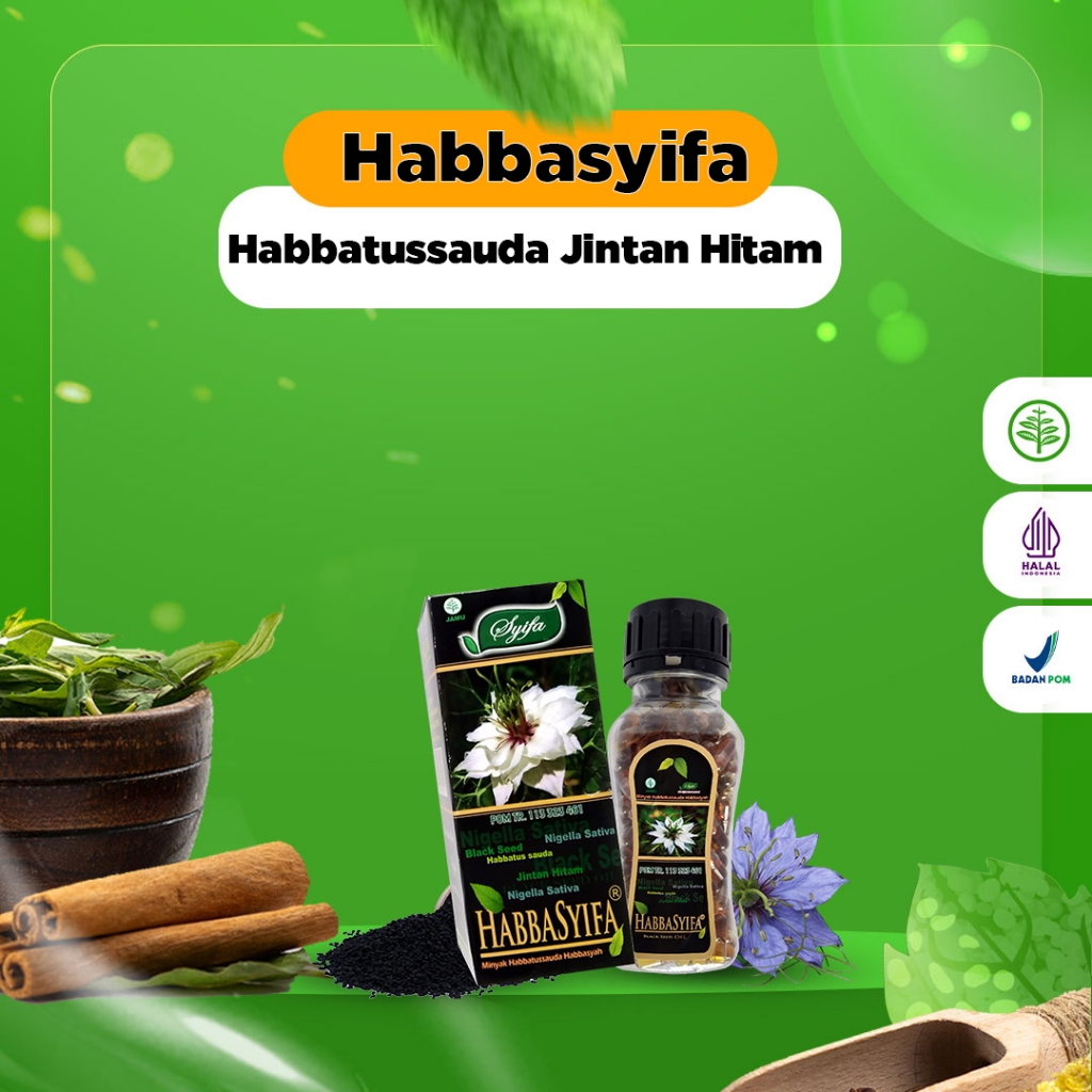 Habbatussauda Habbasyifa - Habbatussauda Jintan Hitam Isi 90 Kapsul