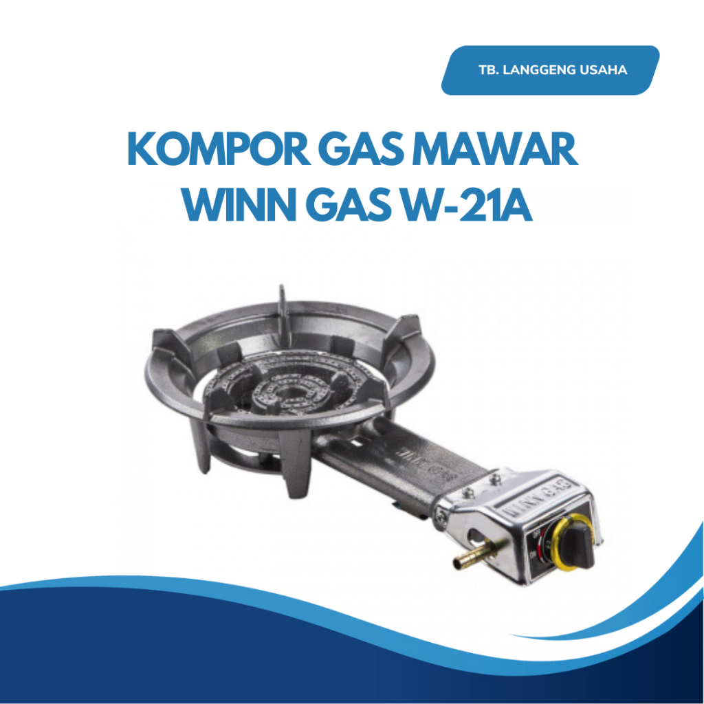 LU WINN WIN GAS KOMPOR GAS W-21A W 21 A W21A KOMPOR GAS KOMERSIAL SATU TUNGKU KOMPOR GAS SATU DUA 1 