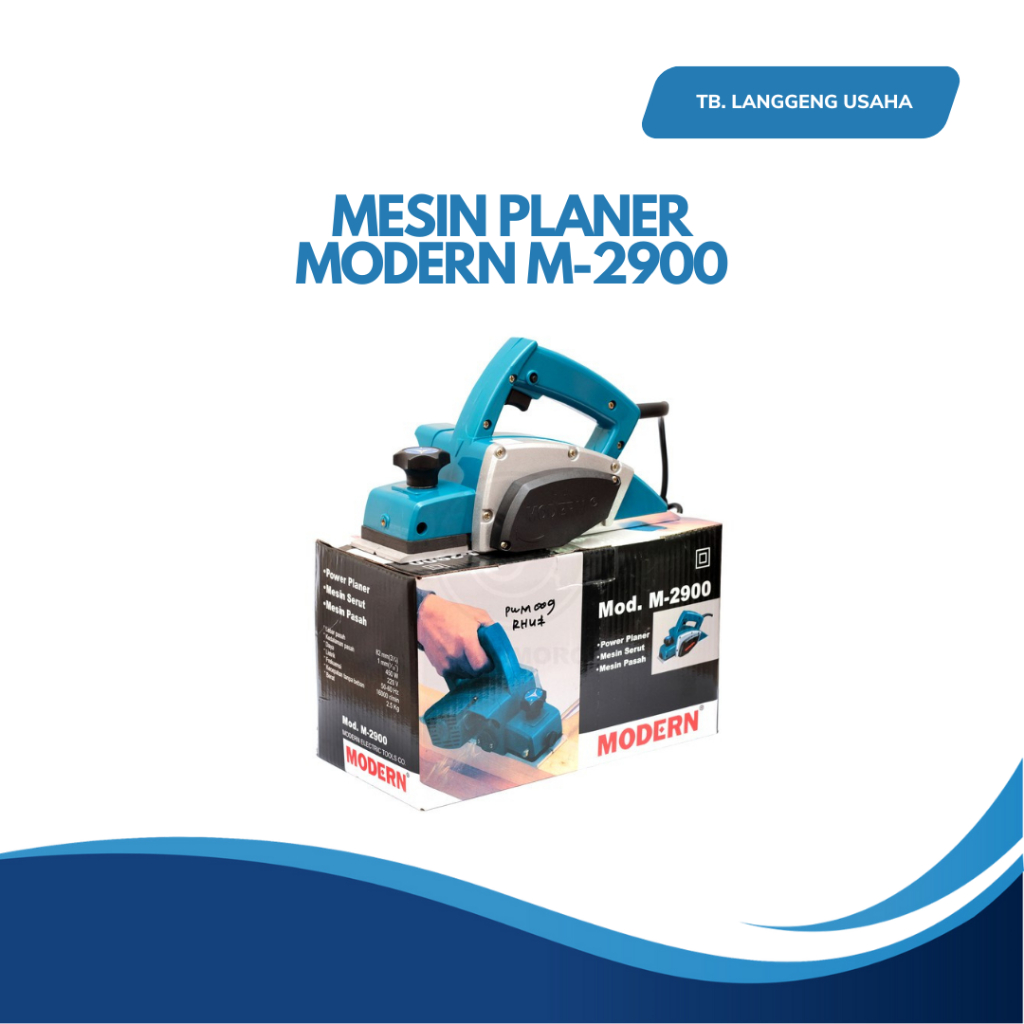 LU MESIN MODERN M-2900 POWER  MESIN PLANER / MESIN PASAH / MESIN SERUT / MESIN SUGU / PASAH KAYU
