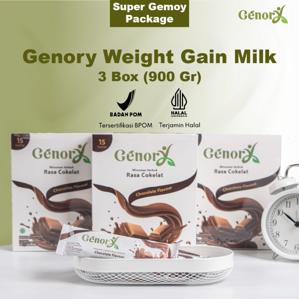 

GENORY Susu Penggemuk Badan 3 Box