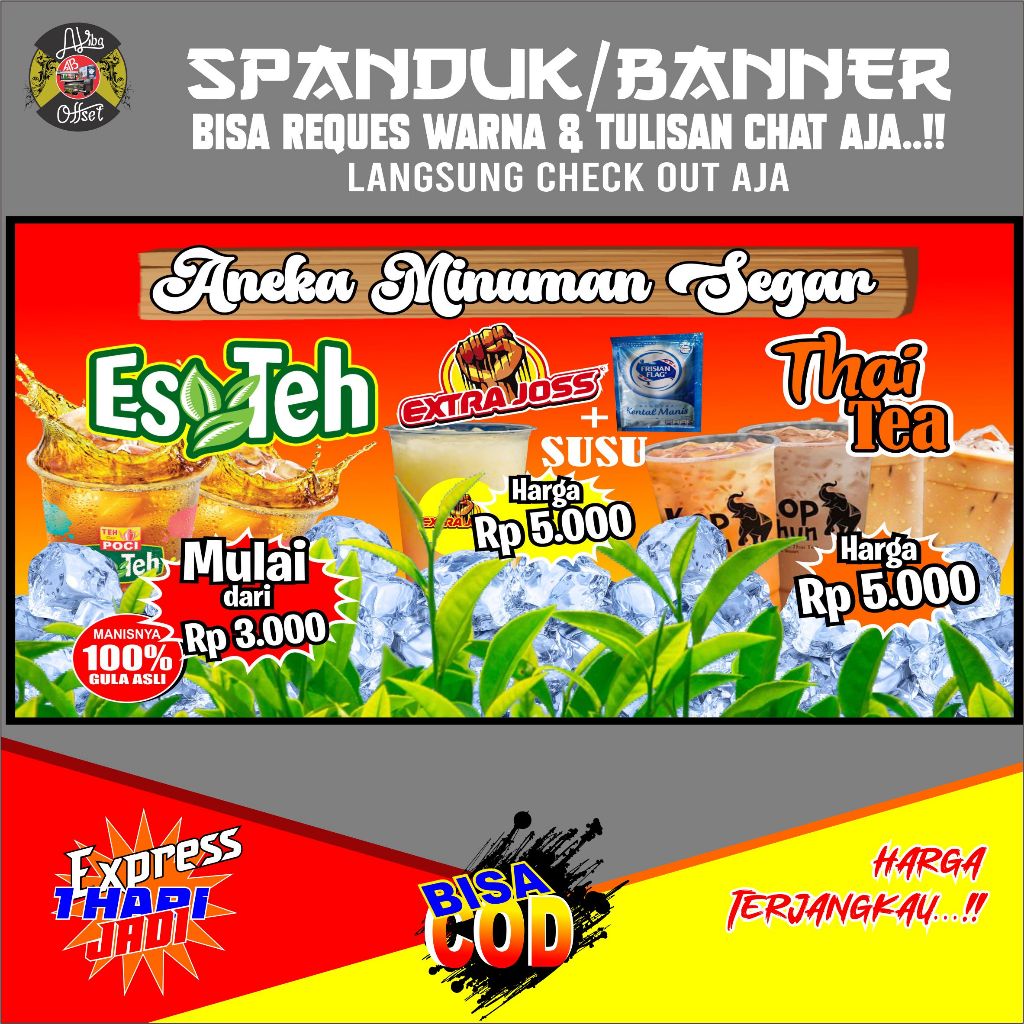 SPANDUK BANNER ANEKA MINUMAN 12060