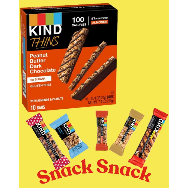 

[100% ORI USA] Kind Thins/ Kind Zero / Kind Breakfast (Per 1 Pcs)