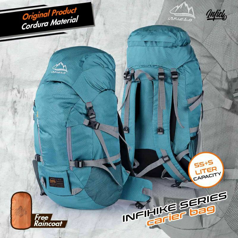 Tas Carrier Gunung Camping Free Raincover Tas Ransel Gunung 60 Liter Tas Gunung Camping Outdoor Tas 
