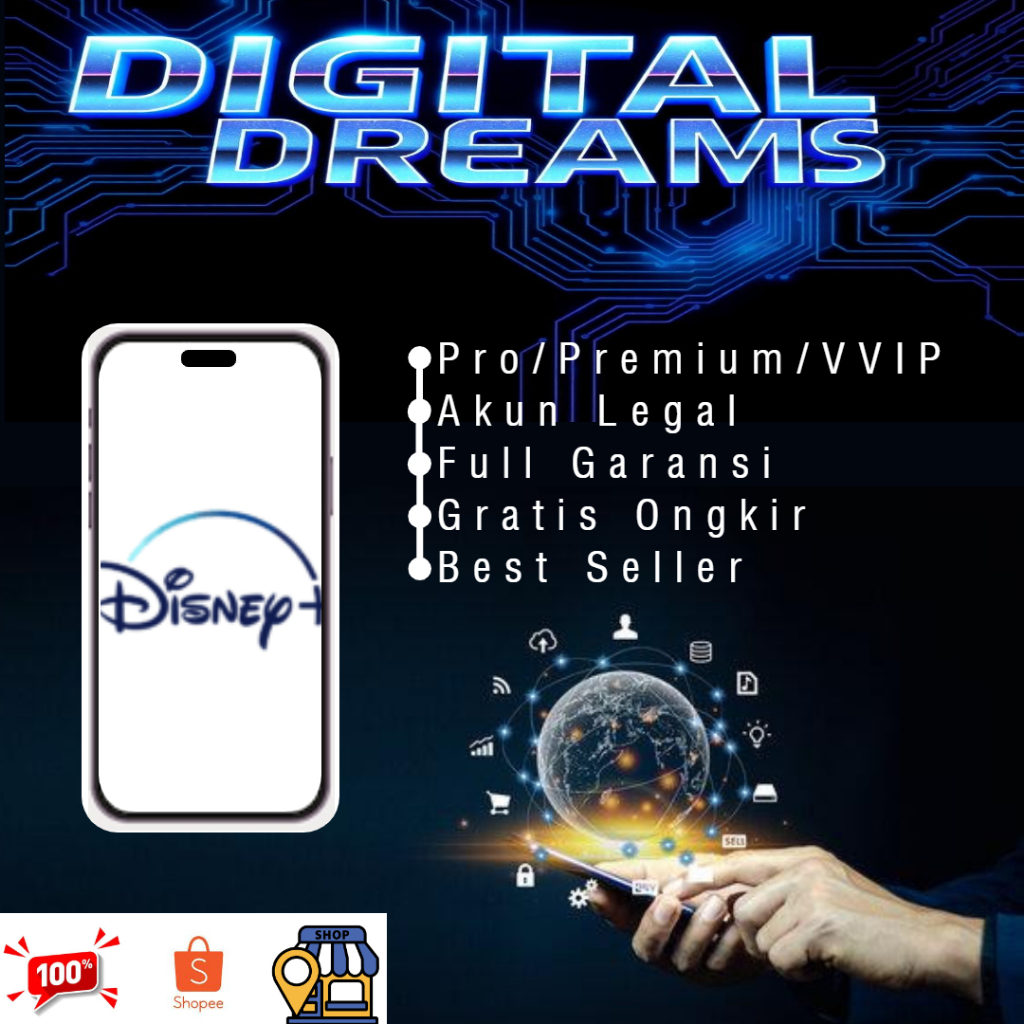 LIFETIME DISNEY HOTSTAR PREMIUM GARANSI TERBAIK