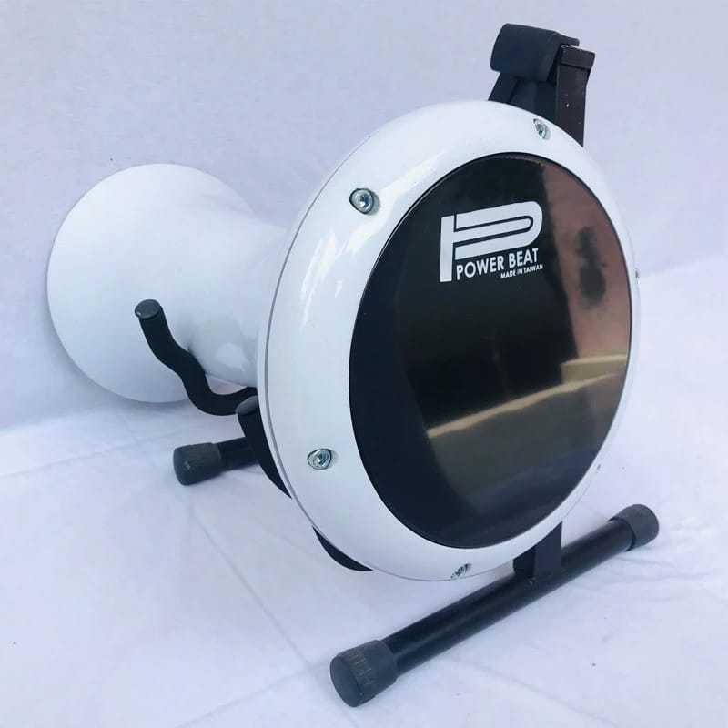 DARBUKA CALTI 8INCH /PUTIH GILAP/MIKA HITAM +TAS (ORI)