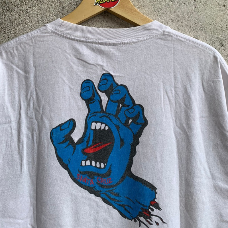 Kaos Santa Cruz Handscream Skate Original