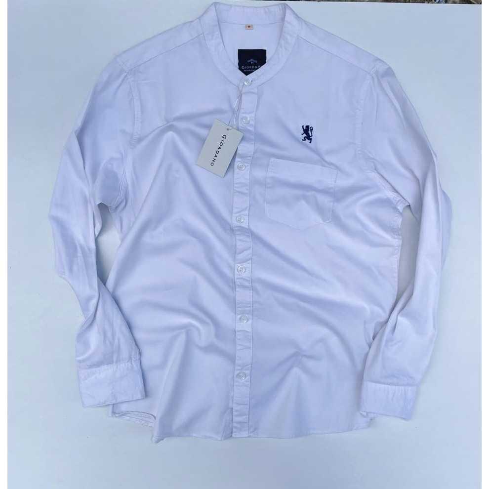 KEMEJA PRIA SHANGHAI GIORDANO KEMEJA POLOS BORDIRE GIORDANO KEMEJA BEST SELLER PRIA KEMEJA TERBARU