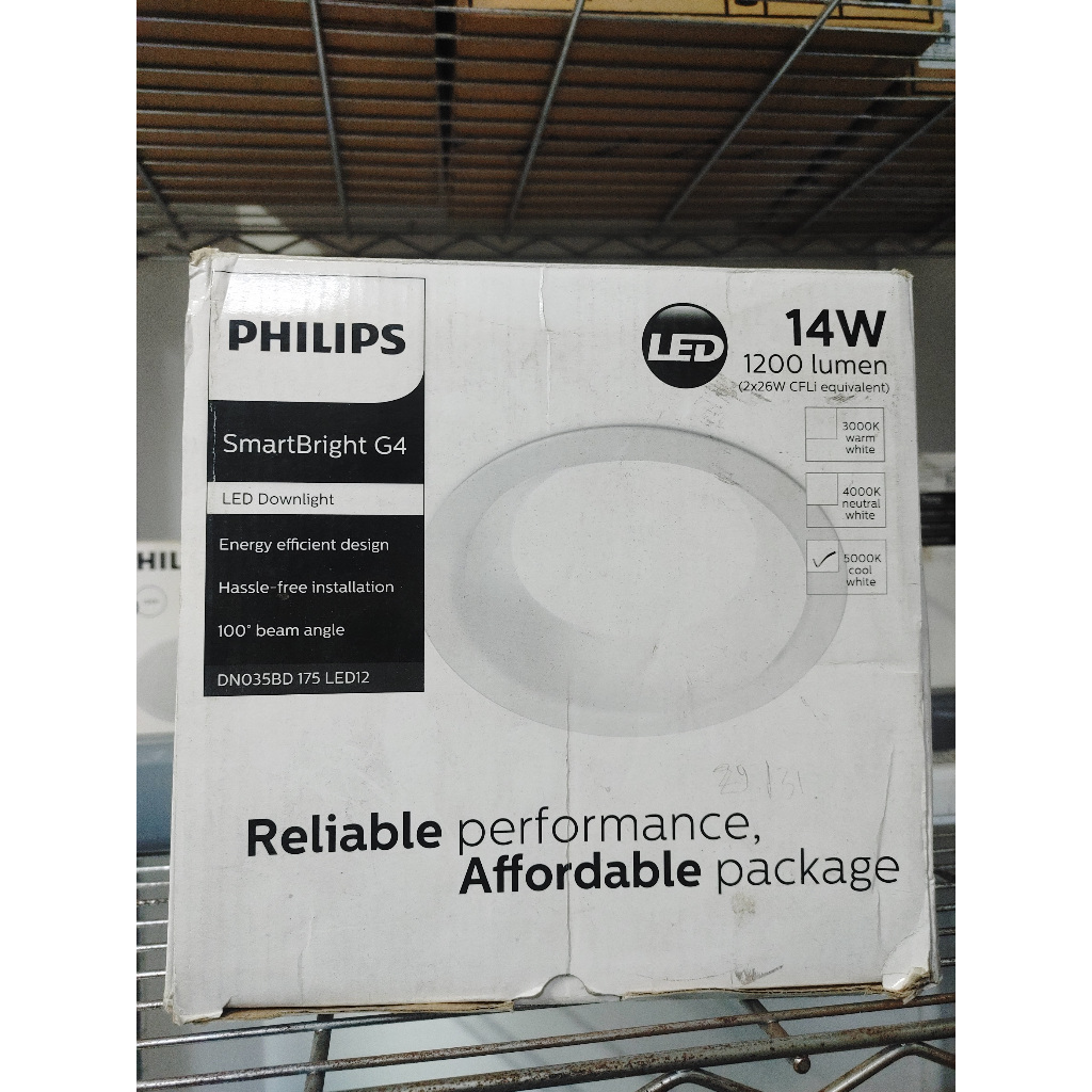 Lampu PHILIPS Downlight DN035B D 175 200 LED 12 15 /850 14 16 Watt PSU WH