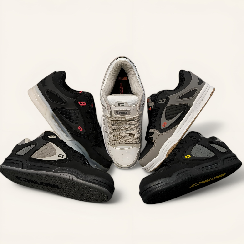 Globe Agent Series Skate Shoes Sneakers Untuk Pria & Wanita Bisa COD Ukuran 40, 41, 42, 43, 44, 45