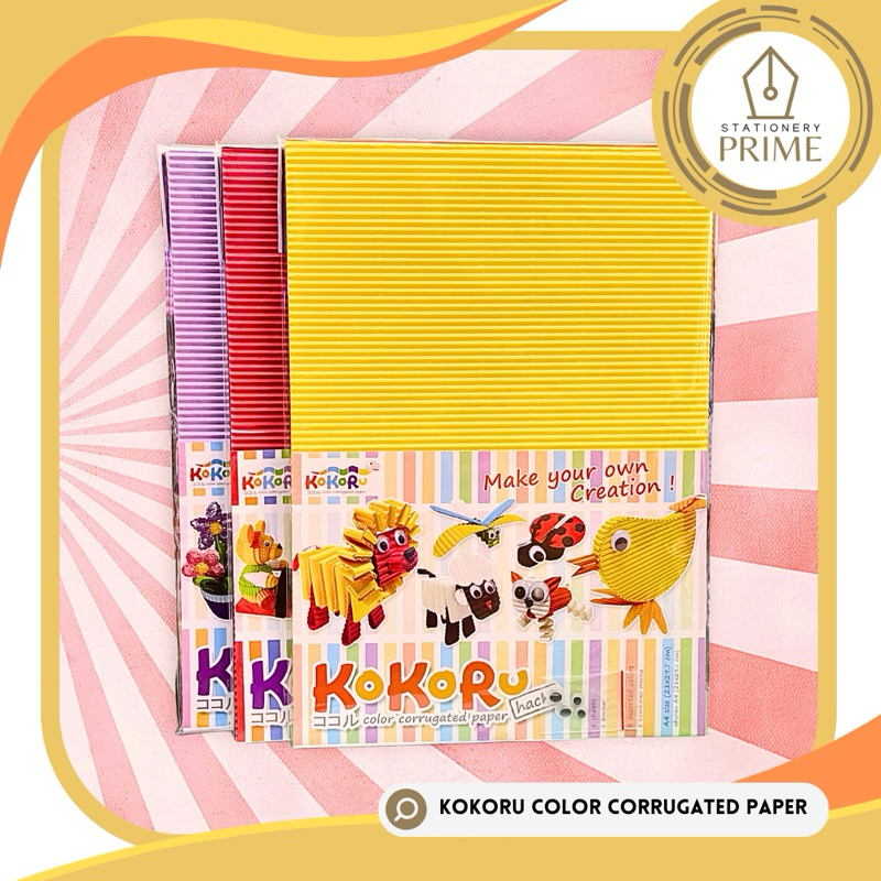 

Kokoru Kertas Bergelombang / Color Corrugated Paper Hachi Hachiro Hachigo Ichi Ichiro Ichigo [PACK]