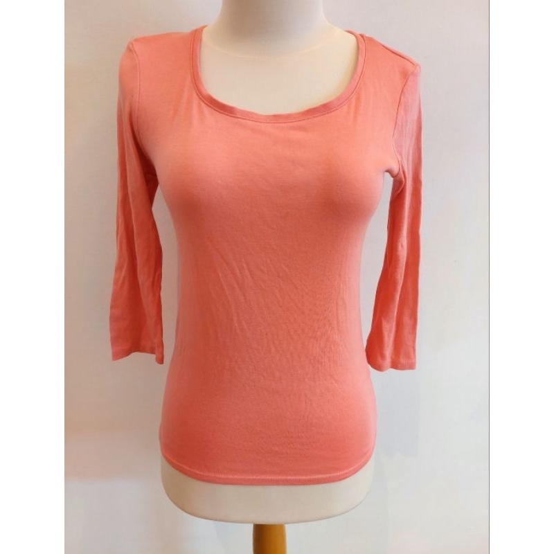 (preloved) atasan warna pink salem
