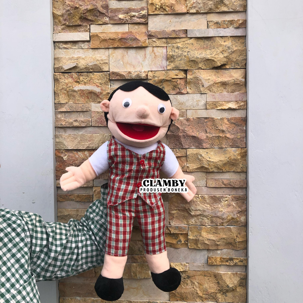 Boneka Tangan Muppet Siswa Cowok