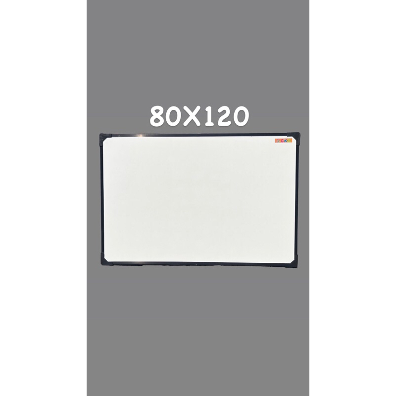 

White board / Whiteboard / Papan tulis 80x120 bonus spidol dan penghapus
