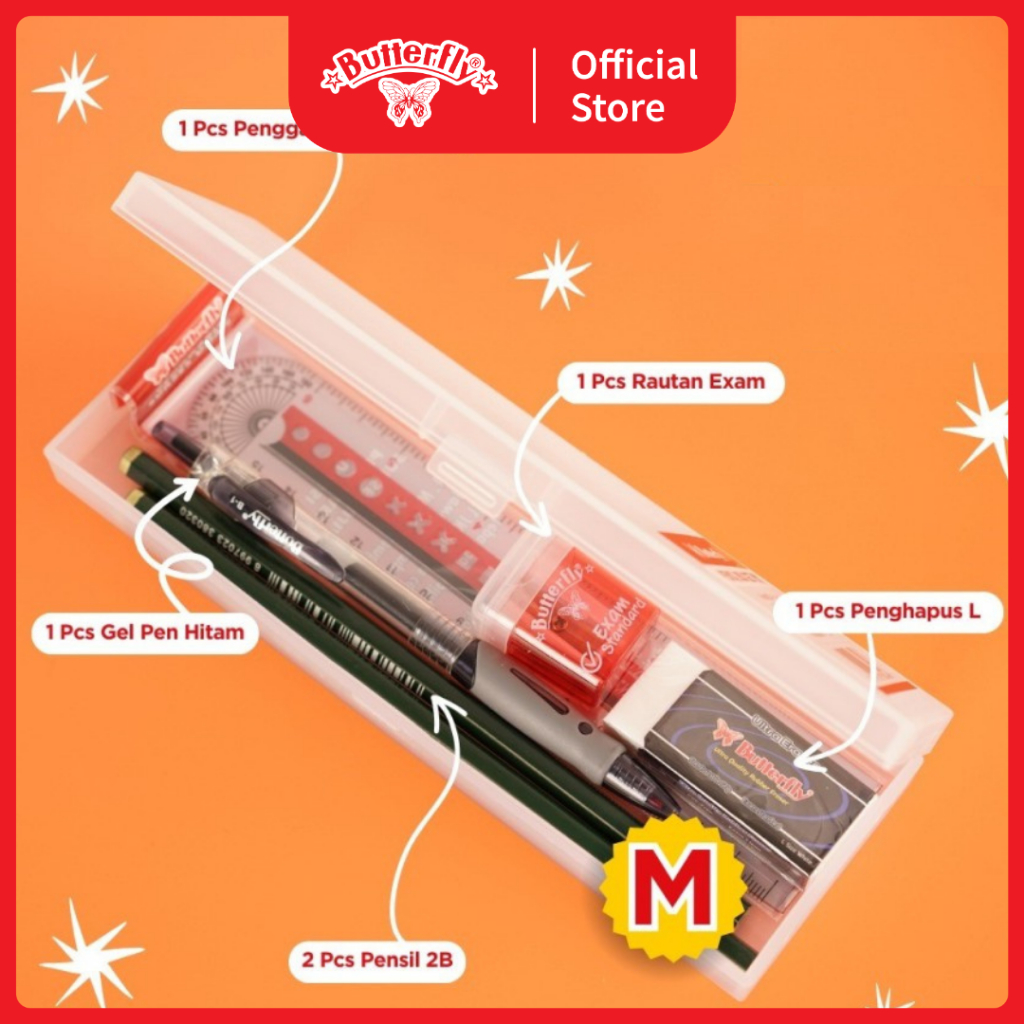 

Butterfly Kotak Pensil SET