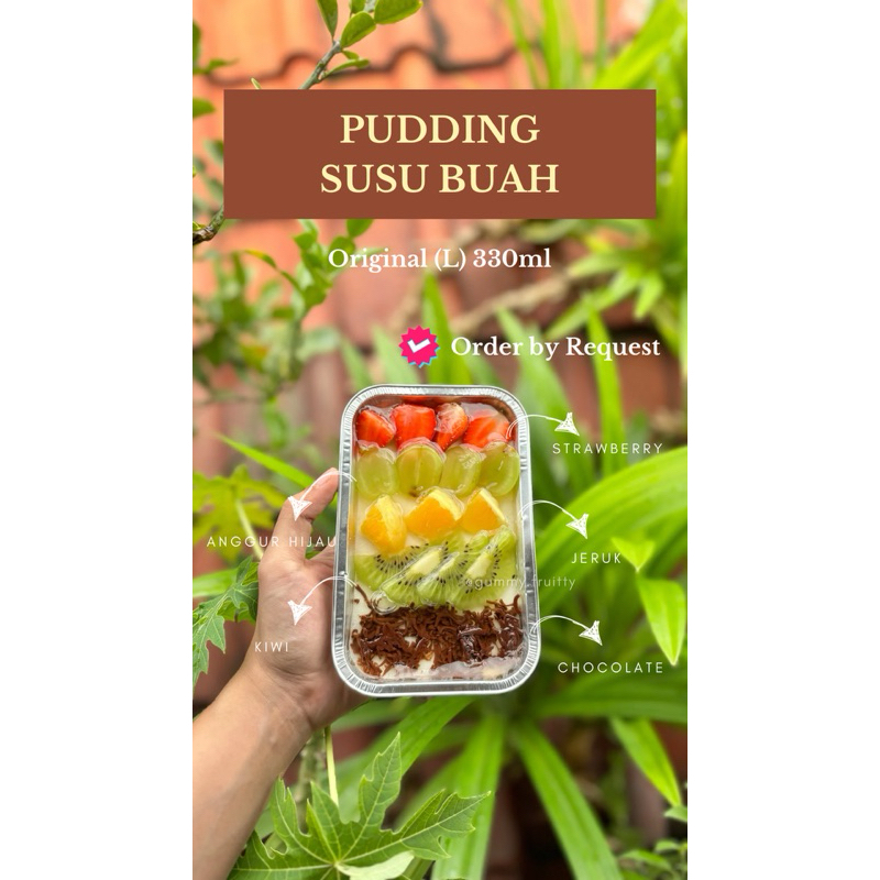

[READY FOR EVERYDAY] Puding Susu Buah + Chocolate