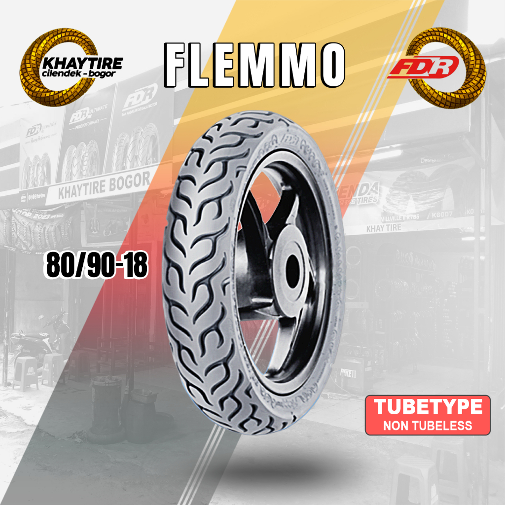 Ban Motor FDR FLEMMO 80/90 Ring 18 Non Tubeless