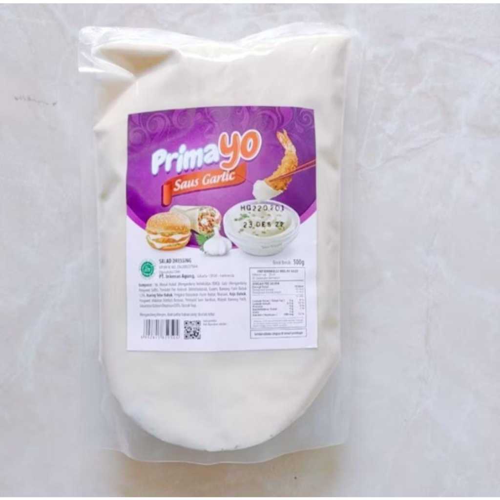 

Prima Agung Saus Garlic 250gr/500gr